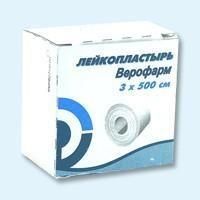 Лейкопластырь ВЕРОФАРМ катуш. (картон. упак.) 3см х 500см