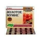 Мумие Золотое алтайское очищенное таб. 200мг №60
