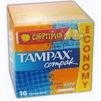 Тампоны гигиенические TAMPAX Compak Super Plus №16