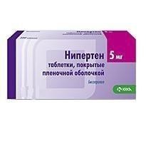 Нипертен таб. п/пл. об. 5мг №30