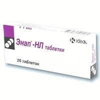 Энап-НЛ таб. 10мг/12,5мг №20