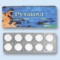 Рутацид таб. жев. 500мг №20