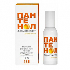 Пантенол Фармстандарт балл.(пена д/наружн. прим.) 5% 58мл №1