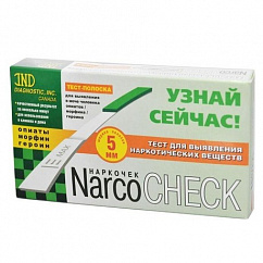 Тест-полоска Narcocheck д/выявл. марихуаны