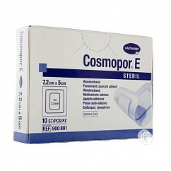 Повязка Космопор (COSMOPOR) E Steril послеоперац. самоклеющ. 7,2см х 5см №10