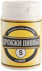 Дрожжи пивные Сердце Континента таб. 500мг №100 с серой