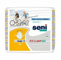 Подгузники-трусики для взрослых Сени (SENI) ACTIVE Normal Large №10