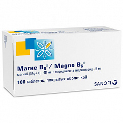 Магне B6 таб. п/об. №100