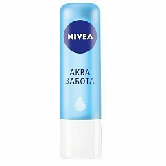 NIVEA LipCare бальзам д/губ Аква Забота 4,8г