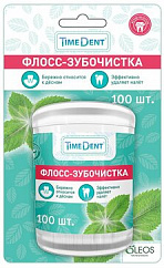 Флосс-зубочистка Time Dent мята №100
