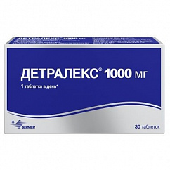 Детралекс таб. п/пл. об. 1000мг №30