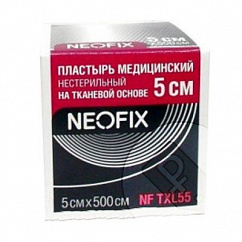 Лейкопластырь NEOFIX NWV 5 х 500см (неткан. основа)
