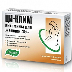 Ци-Клим Витамины д/женщин 45+ таб. №60