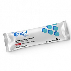 Салфетки ANGEL стер. однослойн. 45см х 29см №5 (нетканные)