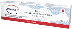 Момейд-С туба (мазь д/наружн. прим.) 0,1%+5% 15г