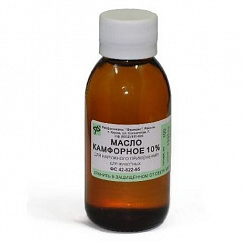 Камфорное масло фл.(р-р масл. наружн.) 10% 30мл