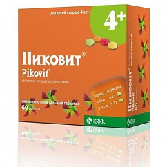 Пиковит таб. п/об. №60