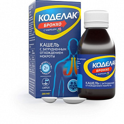 Коделак Бронхо с чабрецом фл.(сироп) 200мл + мерн. ложка