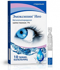 Эмоксипин Нео тюб.-кап.(капли глазн.) 1% 0,5мл №10