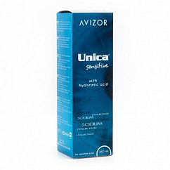 Раствор для контактных линз AVIZOR Unica Sensitive 350мл