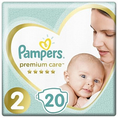 Подгузники PAMPERS Premium Care Mini (4-8кг) №20