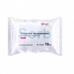 Салфетки ANGEL стер. 5 х 5 №10
