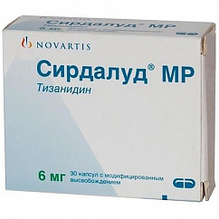 Сирдалуд МР капс. с модиф. высв. 6мг №30