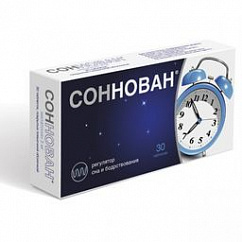 Соннован таб. п/пл. об. 3мг №30