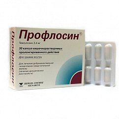 Профлосин капс. кишечнораств. с пролонг. высв. 0,4мг №30
