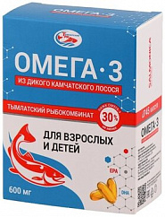Salmonica Омега-3 из дикого камчатского лосося капс. 600мг №45