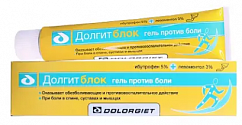 Долгитблок туба(гель д/наружн. прим.) 5% +3% 100г №1