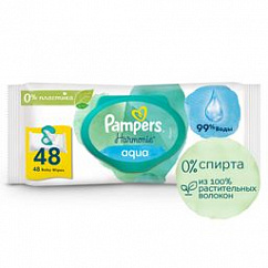 Салфетки детские ПАМПЕРС Harmonie Aqua №48