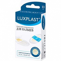 Лейкопластырь LUXPLAST д/пальцев 42х24мм №10