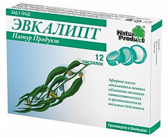 Эвкалипт Натур Продукт пастилки №12