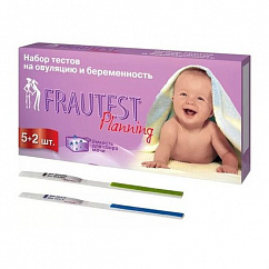 Тест на овуляцию FRAUTEST Planning + тест на беременность №5+2