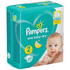 Подгузники PAMPERS New Baby Dry Mini (4-8кг) №27