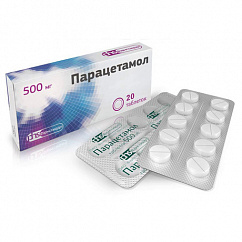 Парацетамол таб. 500мг №20