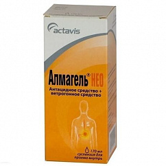 Алмагель Нео фл.(сусп. орал.) 170мл №1