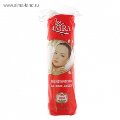 Ватные диски AMRA №100 (круглые)