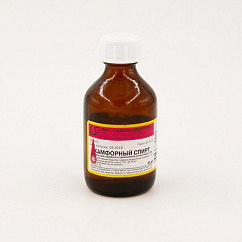 Камфорный спирт фл.(р-р спирт. наружн.) 10% 40мл №1