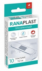 Лейкопластырь RANAPLAST Прозрачный №10
