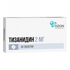 Тизанидин таб. 2мг №30