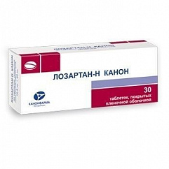 Лозартан-Н Канон таб. п/пл. об. 12,5мг + 50мг №30