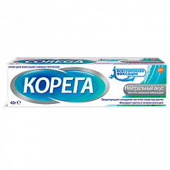 Корега крем Экстра сильной фиксации 40г д/фикс. зубн. протезов (нейтральный вкус)