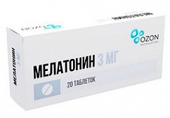 Мелатонин таб. п/пл.об. 3мг №20