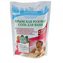 Соль для ванн САНАТОРИЙ ДОМА Крымская розовая Антицеллюлитная 530г