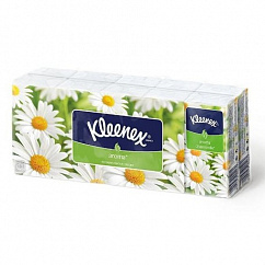 Платок носовой KLEENEX Ромашка №10 х №10
