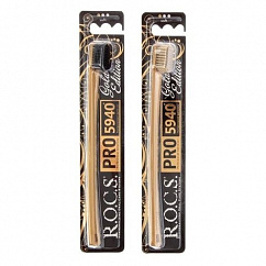 Зубная щетка РОКС PRO Gold Edition мягкая
