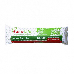 Бинт EVERS Life марлевые стер. 7 х 14 (инд. уп.)