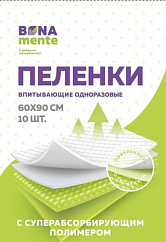 Пеленки Бона Менте (Bona Mente!) впитыв. 60х90см №10